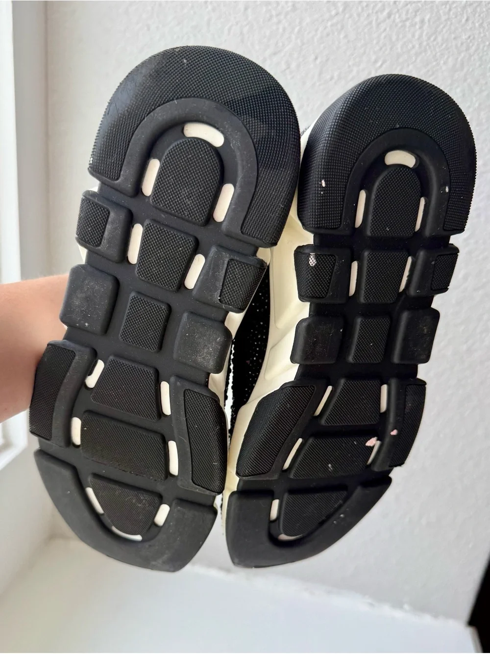 Steve Madden Overtime Black Crystal Knit Slip-On Sneakers